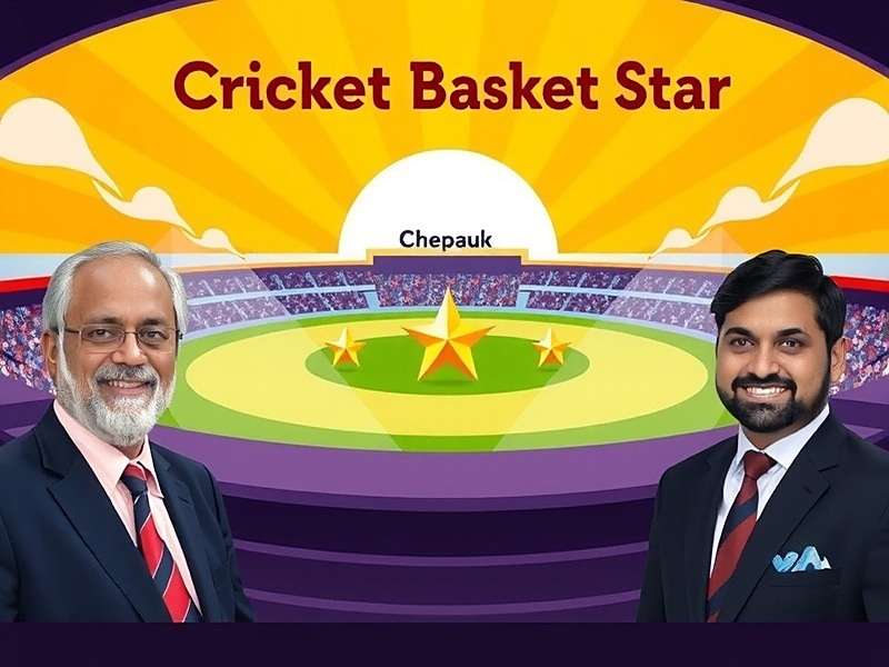 South Indian edition of Cricket Basket Star showing Chepauk stadium and Tamil commentary