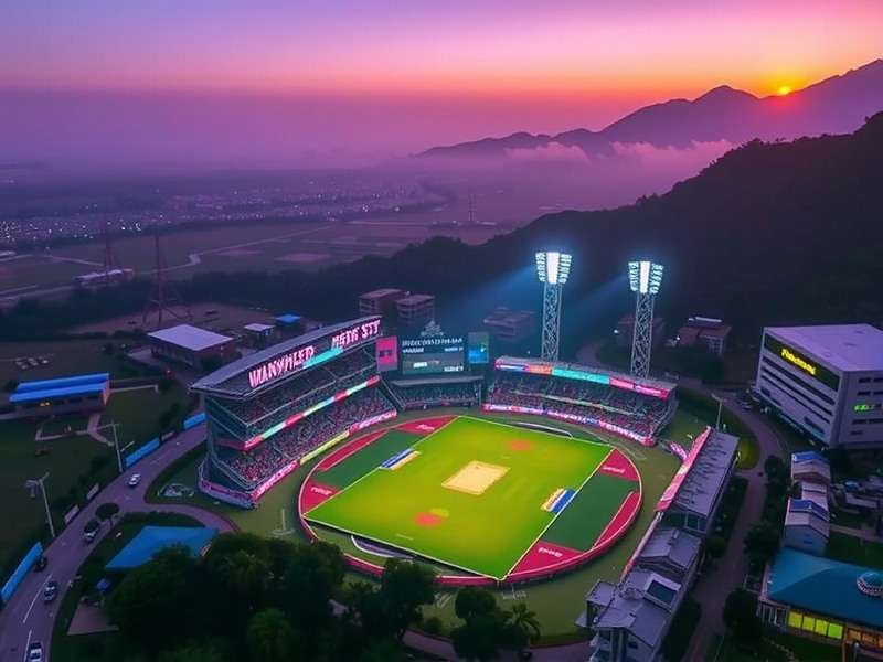 Cricket Basket Star stadiums showing Wankhede and rural village grounds