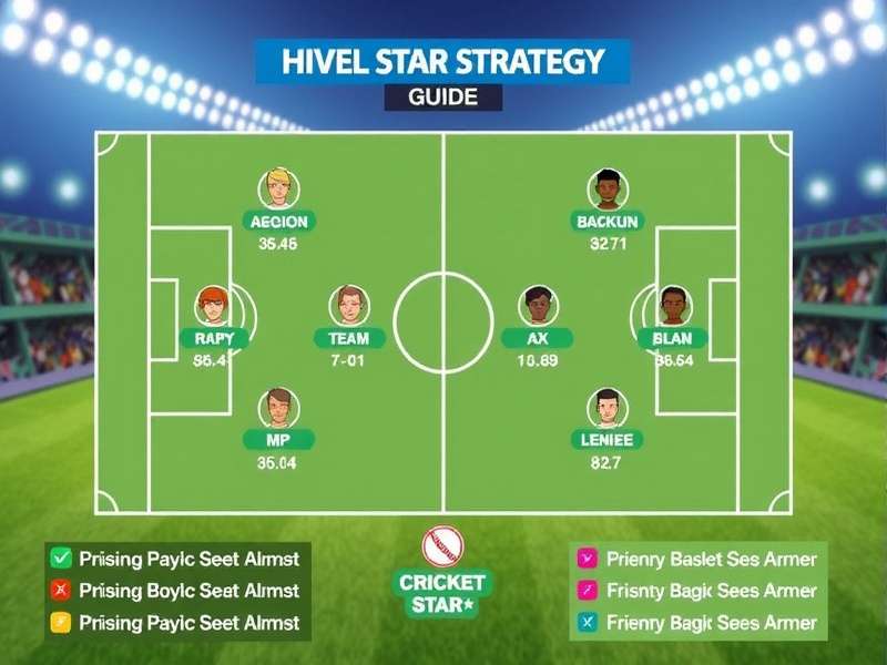 Cricket Basket Star strategy guide showing team positions and move patterns